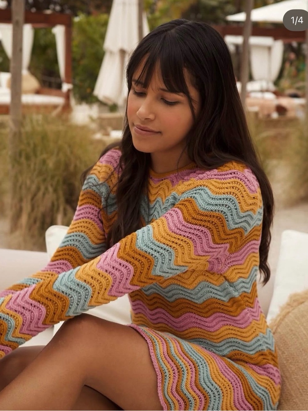 SAYLOR Suzette Mini Dress $275 MSRP XS/S CROCHET Summer Whimsical